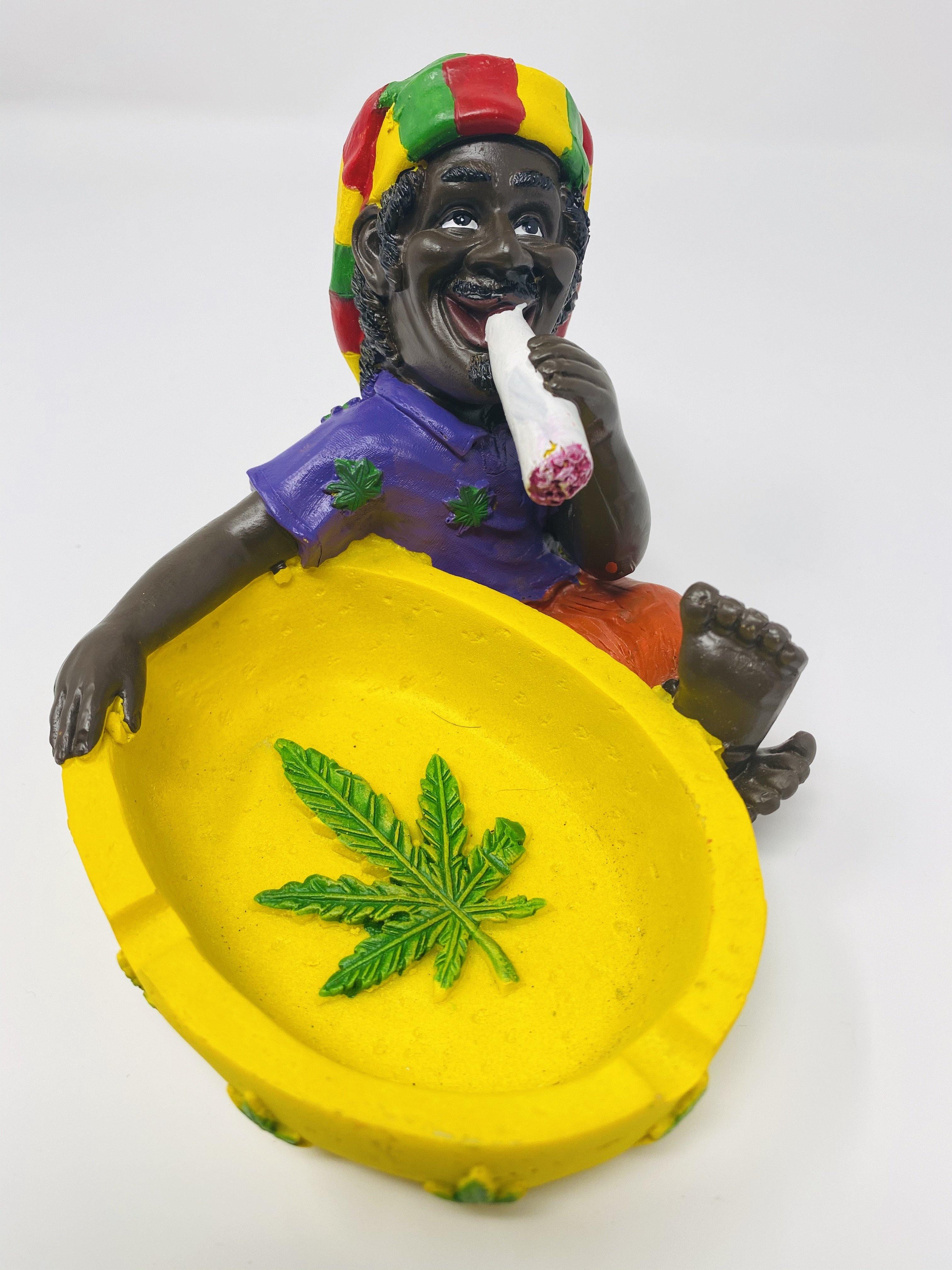 COLORED RASTA ASHTRAY