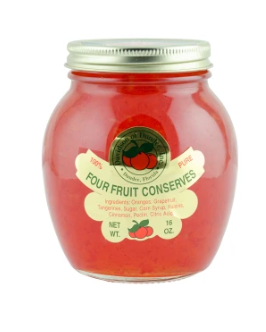 Davidson of Dundee Four Fruit Conserves 16 oz (5 Pack)