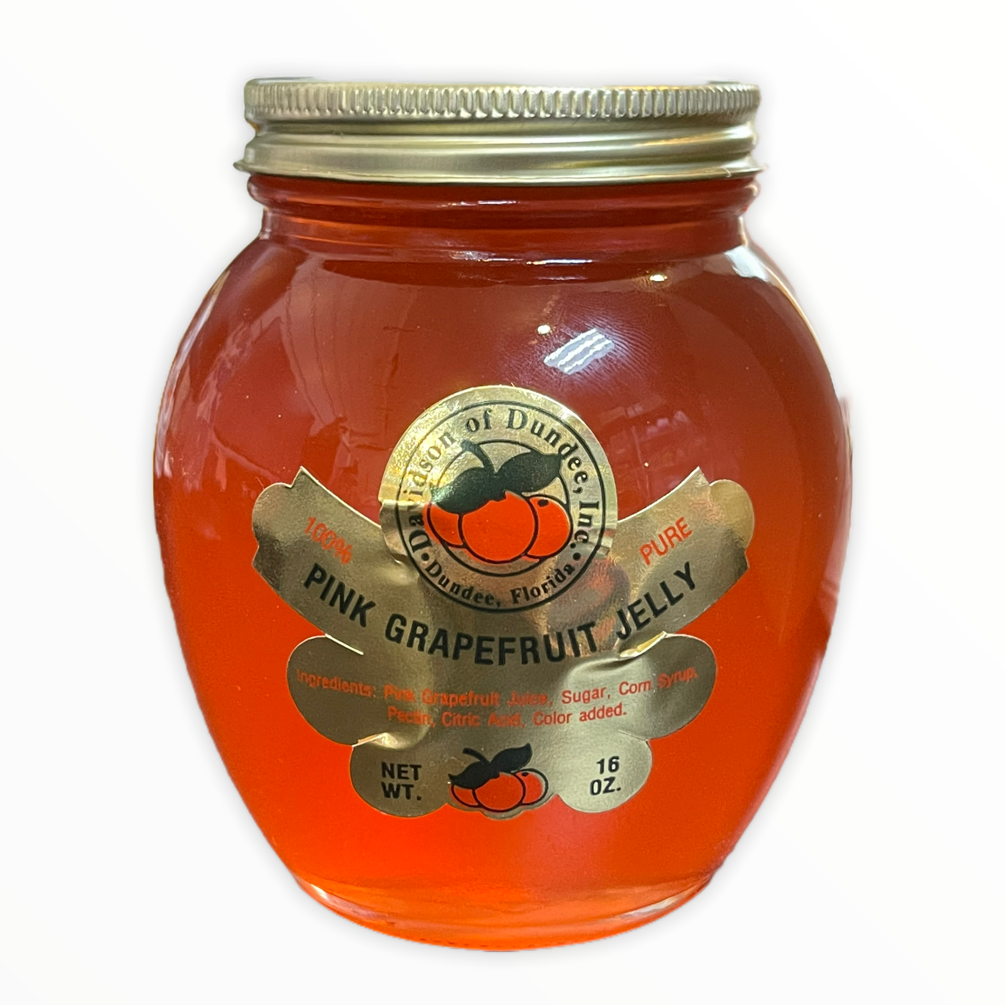 Davidson of Dundee Pink Grapefruit Jelly 16oz (5 Pack)