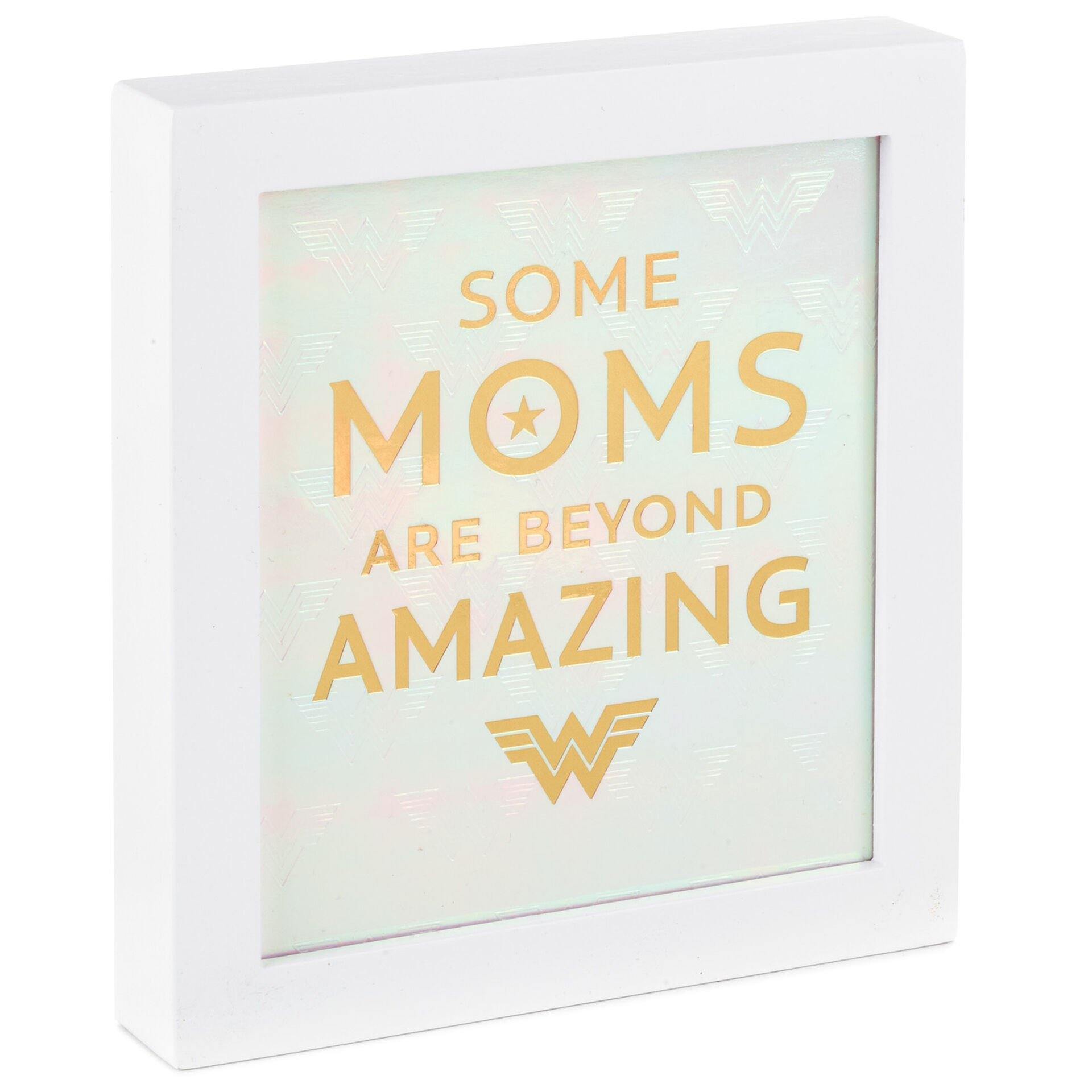 Dc Comics™ Wonder Woman 1984 Amazing Mom Wood Quote Sign, 5X5