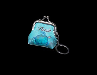 Coin Purse Keychain - Turtle Desgin