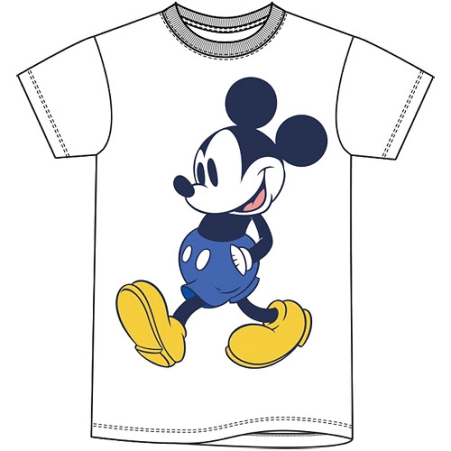 Disney Adult Mickey Mouse Walking T Shirt