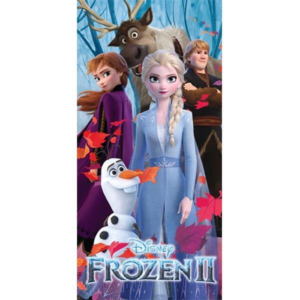 Disney Frozen II Beach Towel Elsa Anna Olaf Kristoff Sven 28"x58"