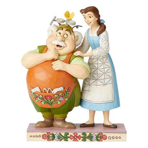 Disney Jim Shore Statue Belle and Maurice