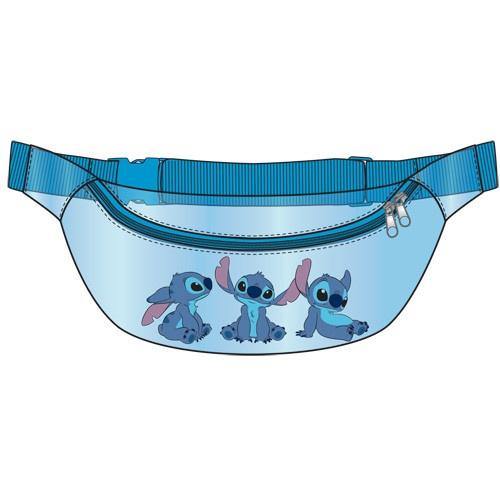 Disney Lilo & Stitch Blue Vinyl Stitch Sitting Waist Belly Bag