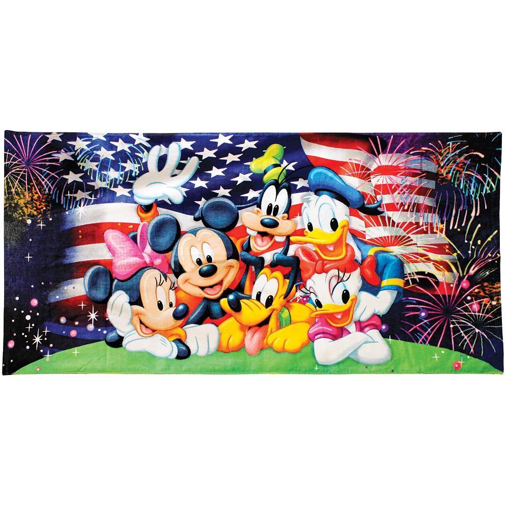 Disney Mickey and Friends American Dream Beach Towel
