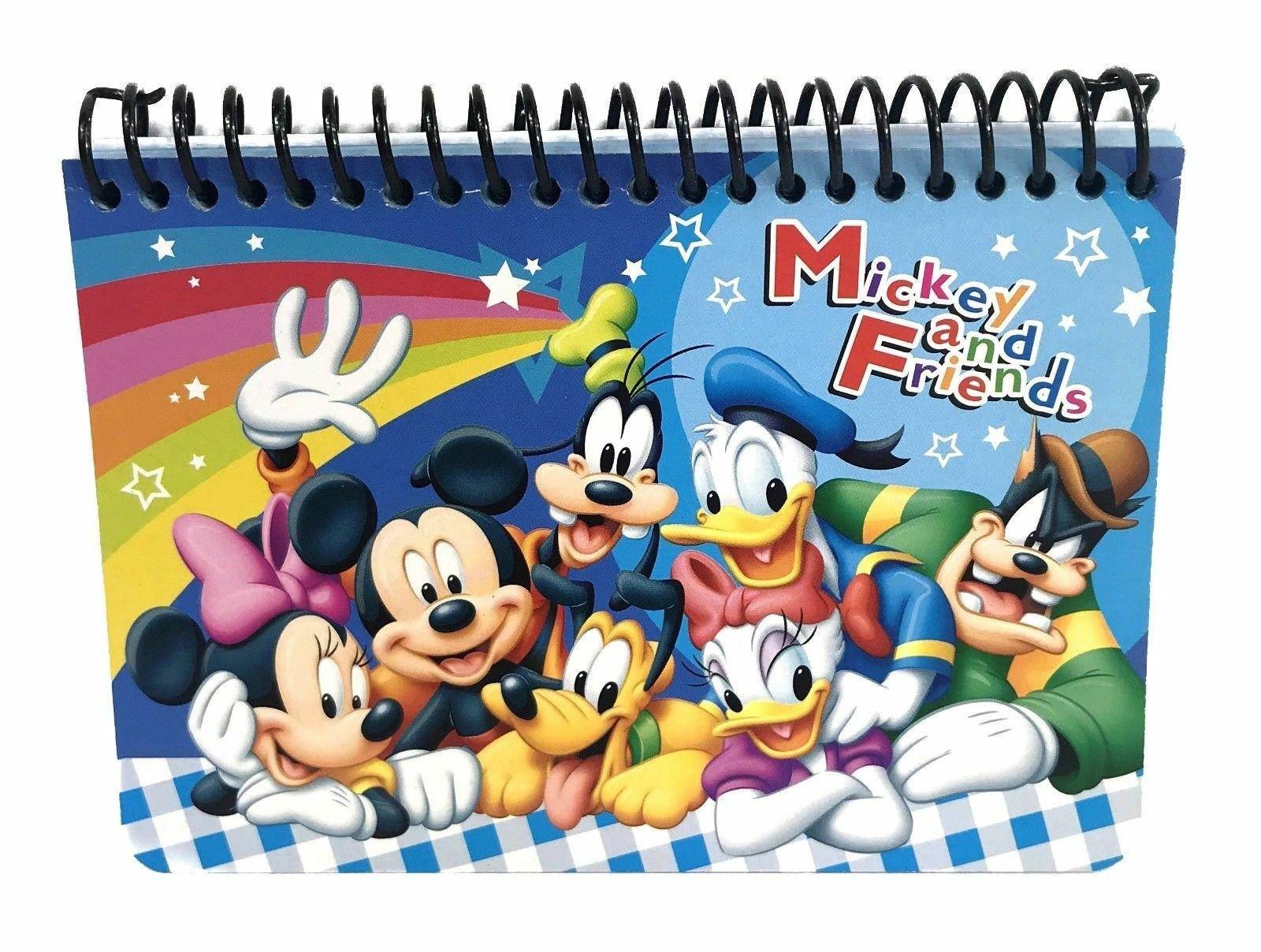 Disney Mickey And Friends Blue Autograph Book