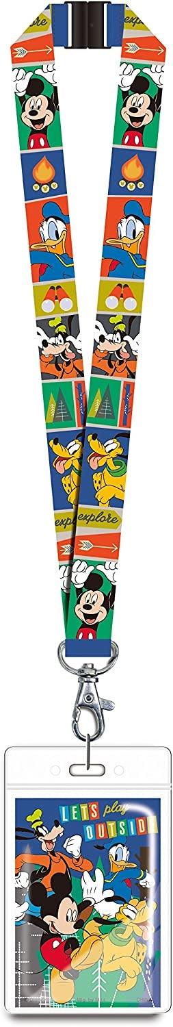 Disney Mickey & Gang Lanyard with Card Holder