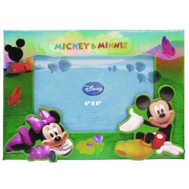Disney Mickey and Minnie on Hill Pressed Paper Photo Frame
