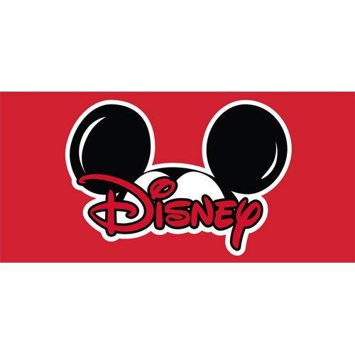 Disney Mickey Head Beach Towel