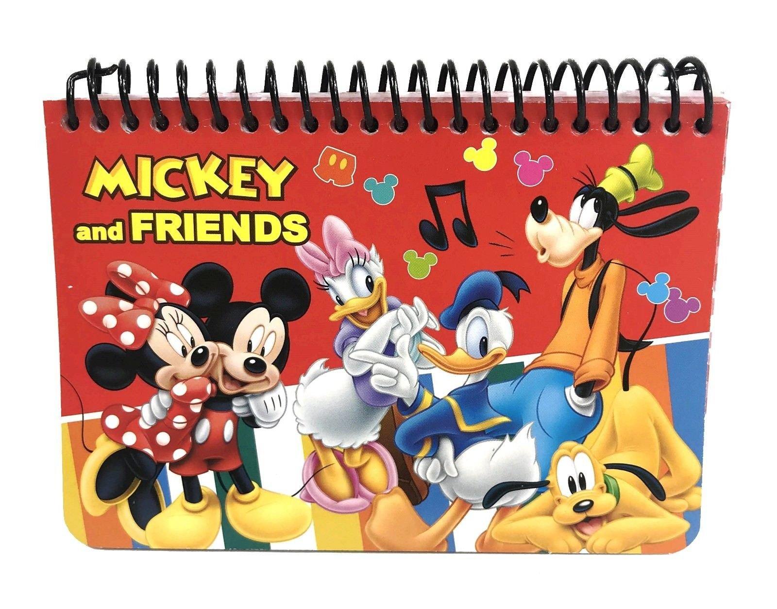 Disney Mickey Mouse and Friends Red Autograph Book