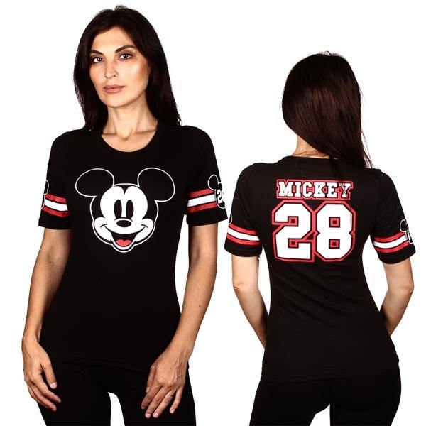 Disney Mickey Mouse Front/Back print Hockey T-shirt