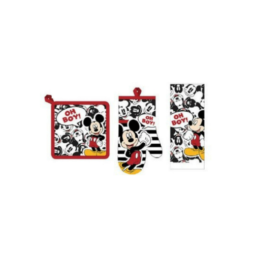 Disney Mickey Mouse "Oh Boy! 3 Piece Kitchen Towel Set