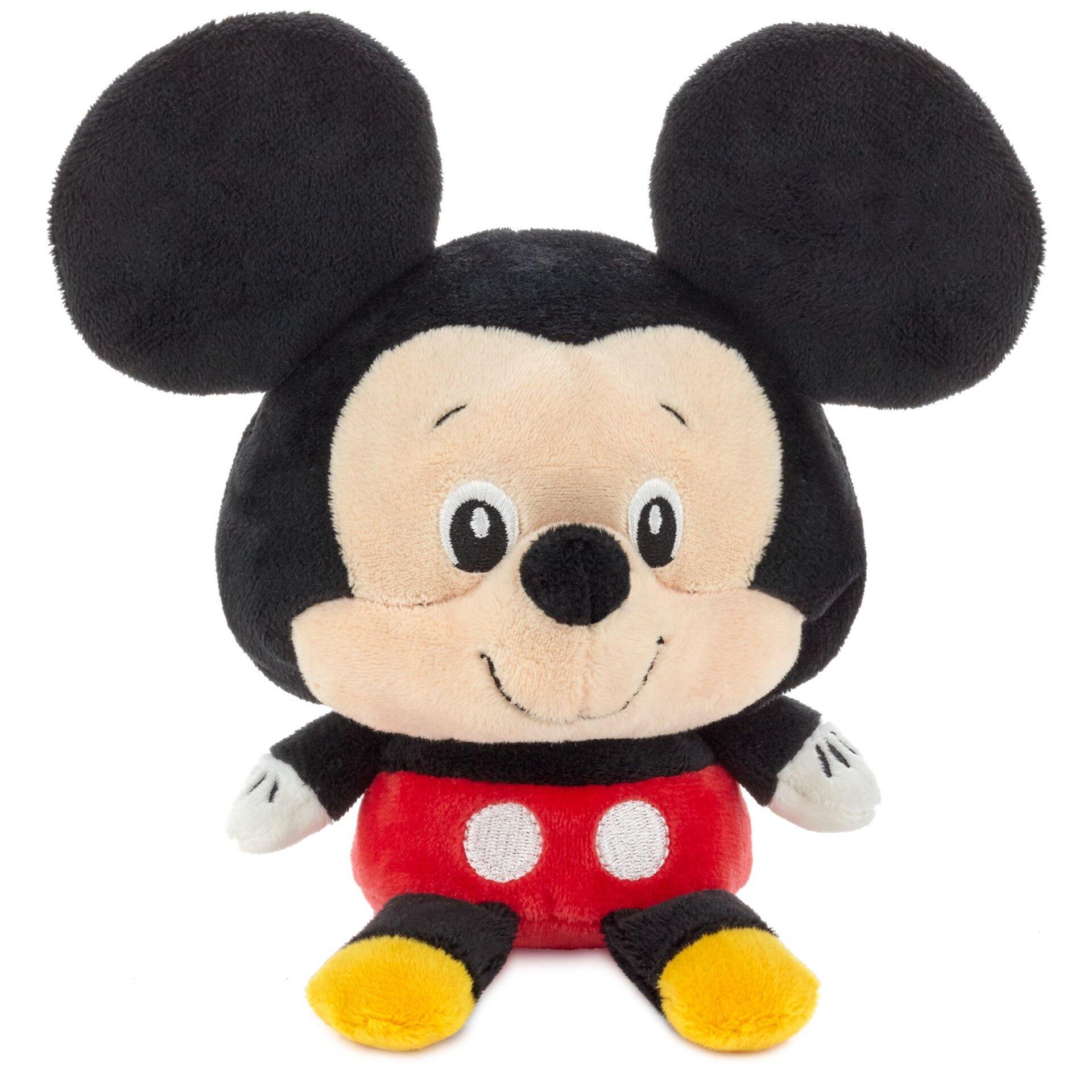 Disney Mickey Mouse Reversible Stuffed Animal, 6.5"
