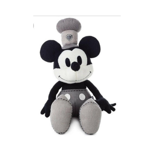 Disney Mickey Mouse Steamboat Willie Rattle Plush By Hallmark