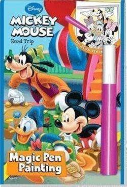 Disney Mickey Road Trip Magic Pen And Invisible Ink Painting Book