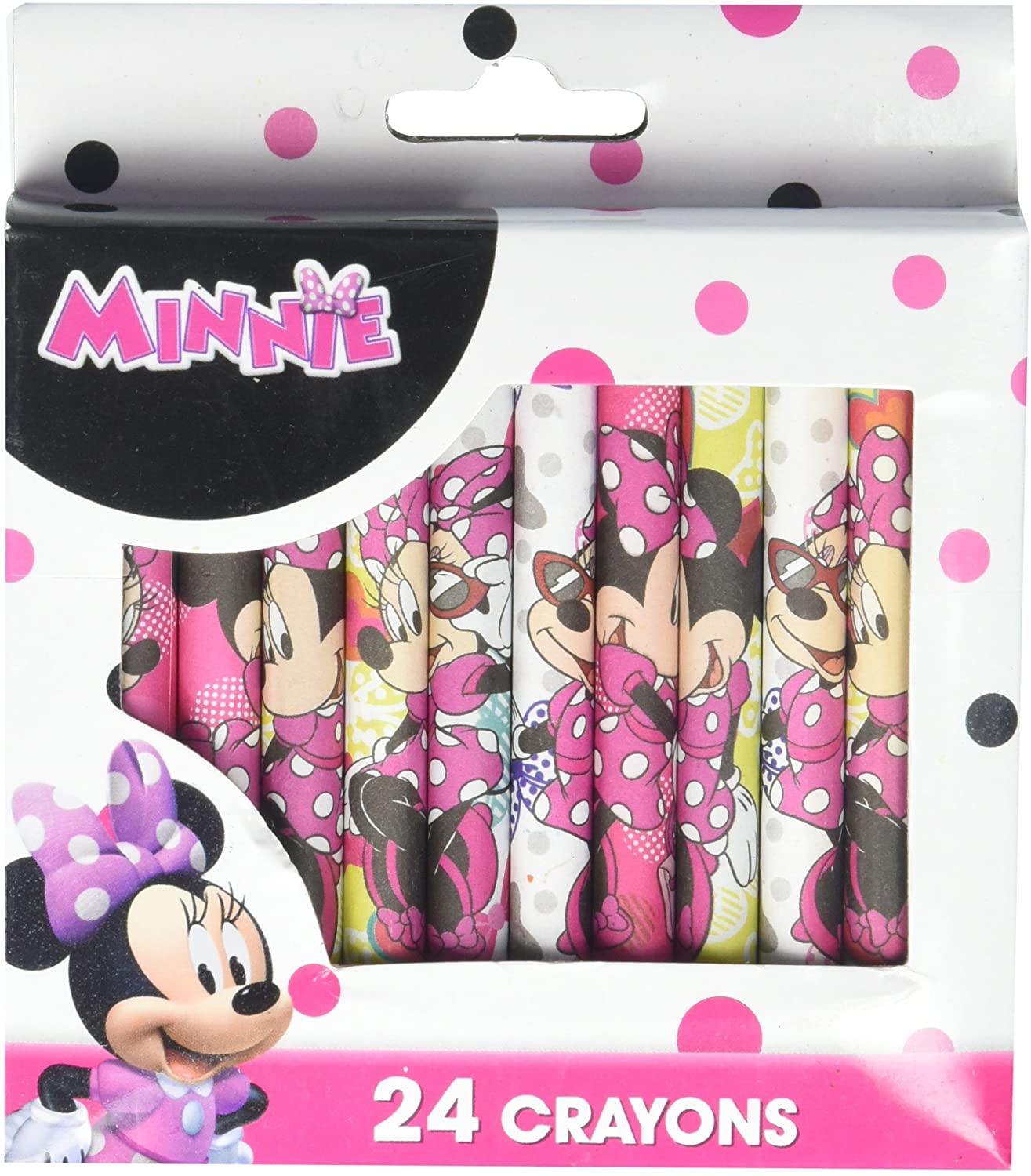 Disney Minnie Mouse Crayon Set (24 Minnie Mouse Crayons)