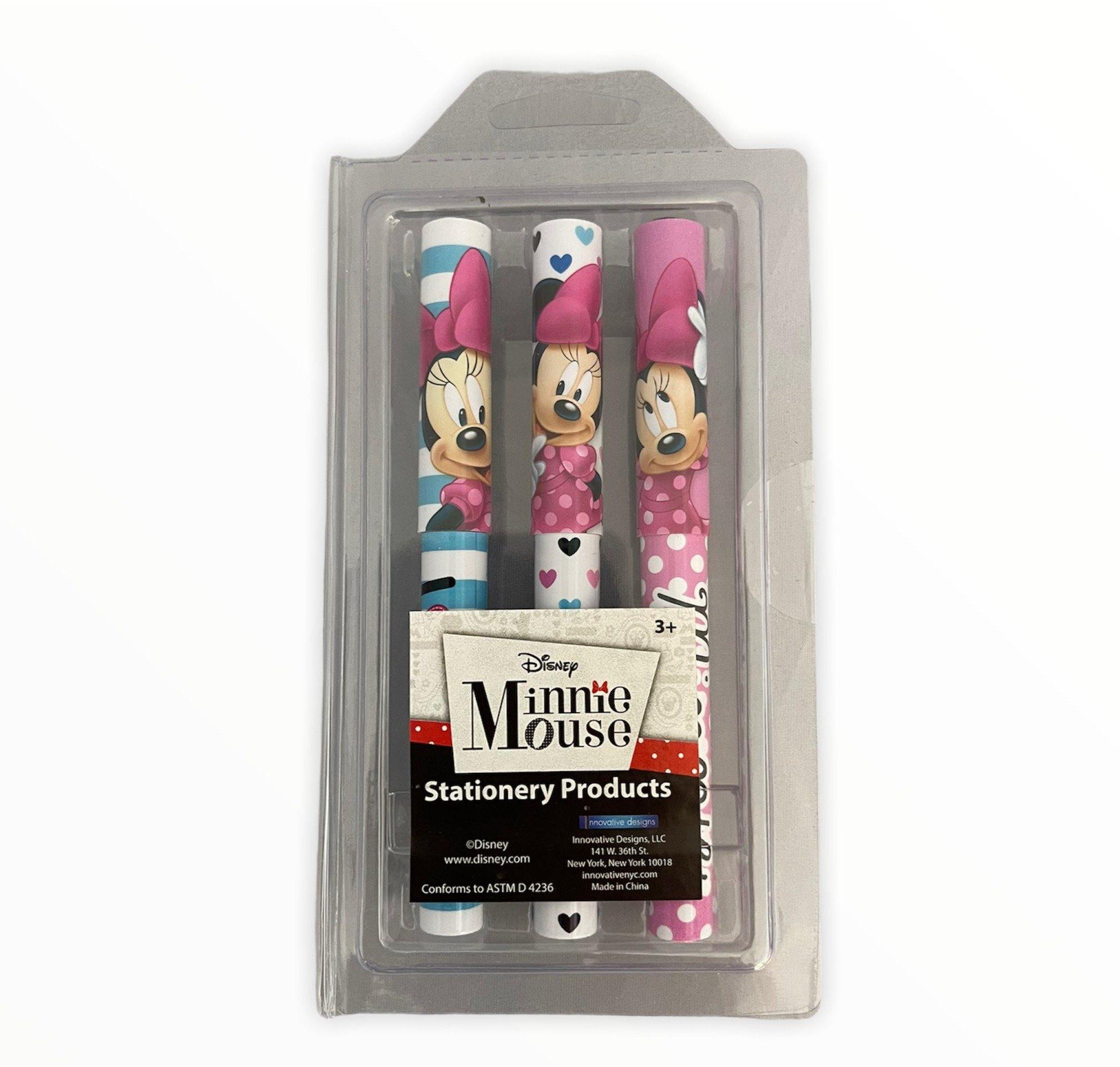 Disney Minnie Mouse "I Love Shopping" 3 Pack of Pens