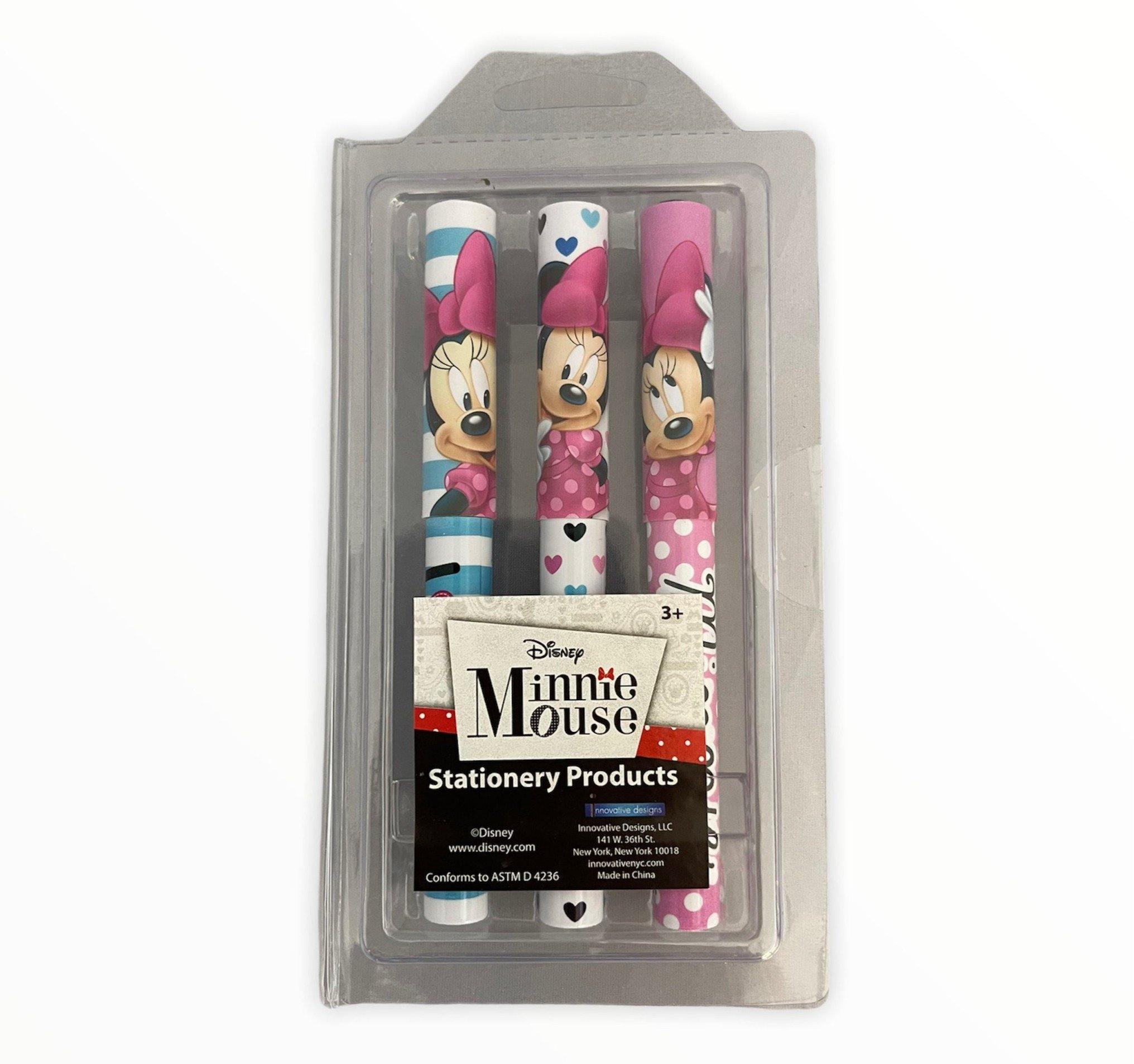 Disney Minnie Mouse "I Love Shopping" 3 Pack of Pens