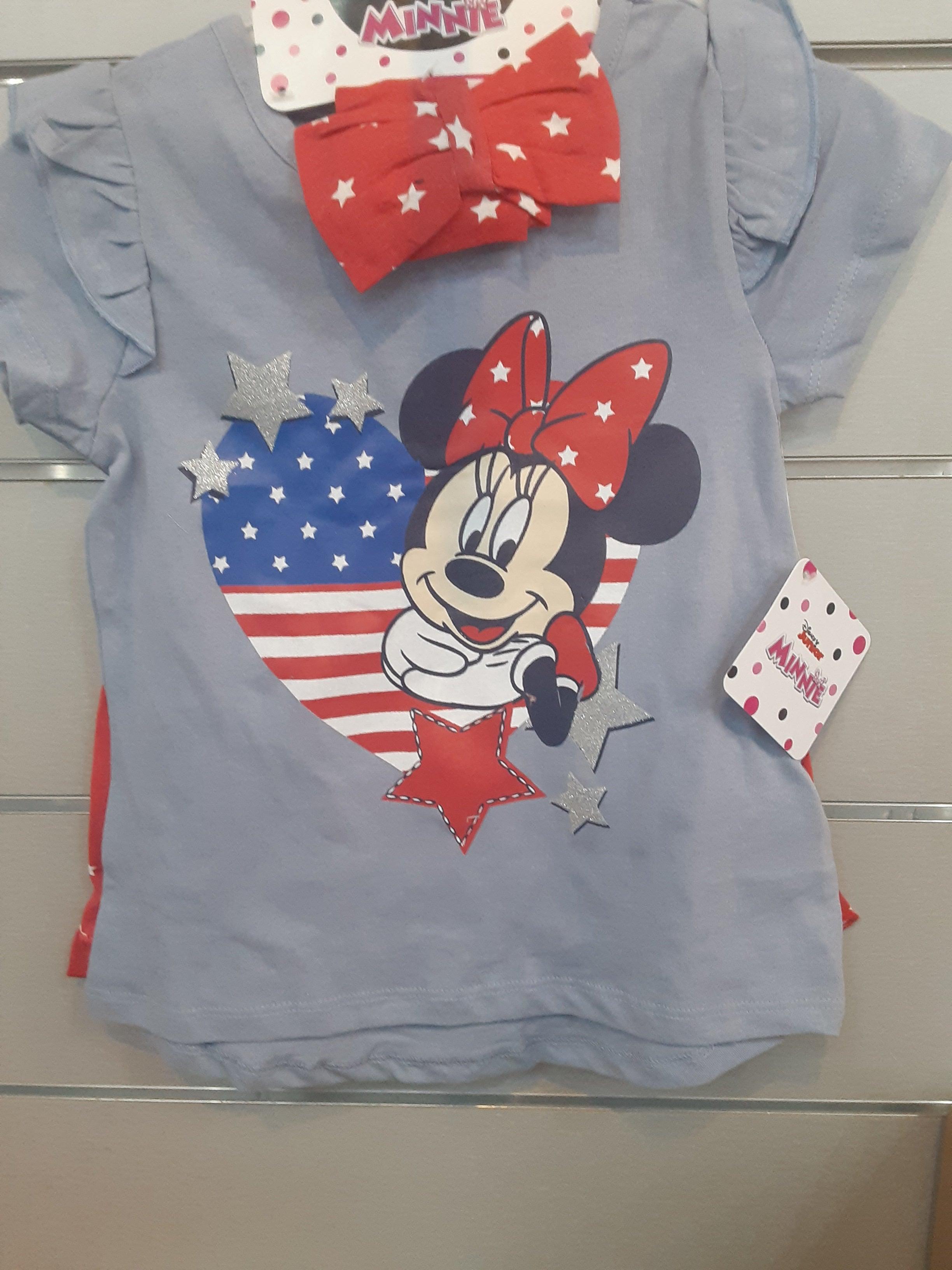 Disney Minnie Mouse Tee Shirt and Shorts Set for Girls