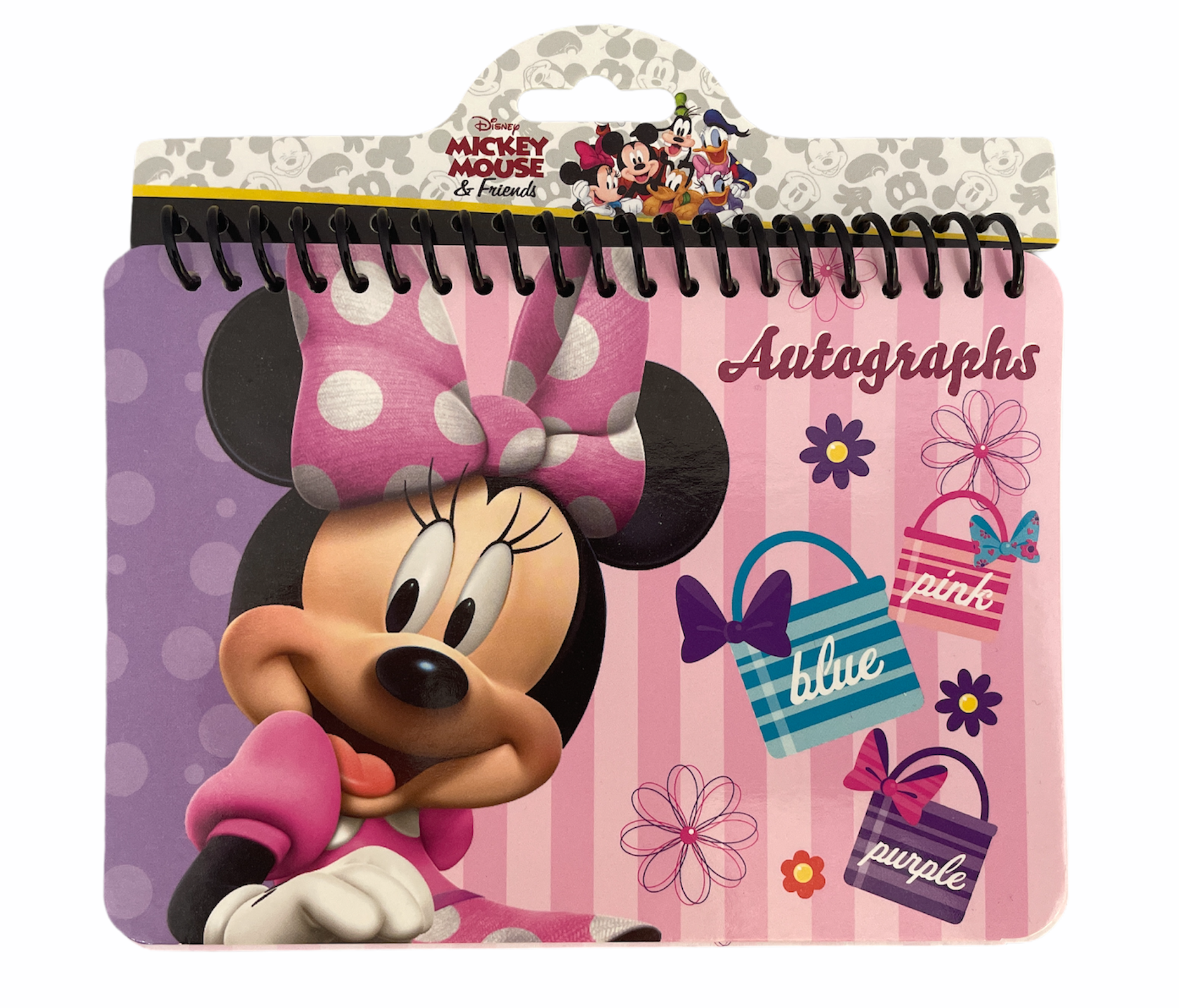 Disney Minnie Purple Autograph Book
