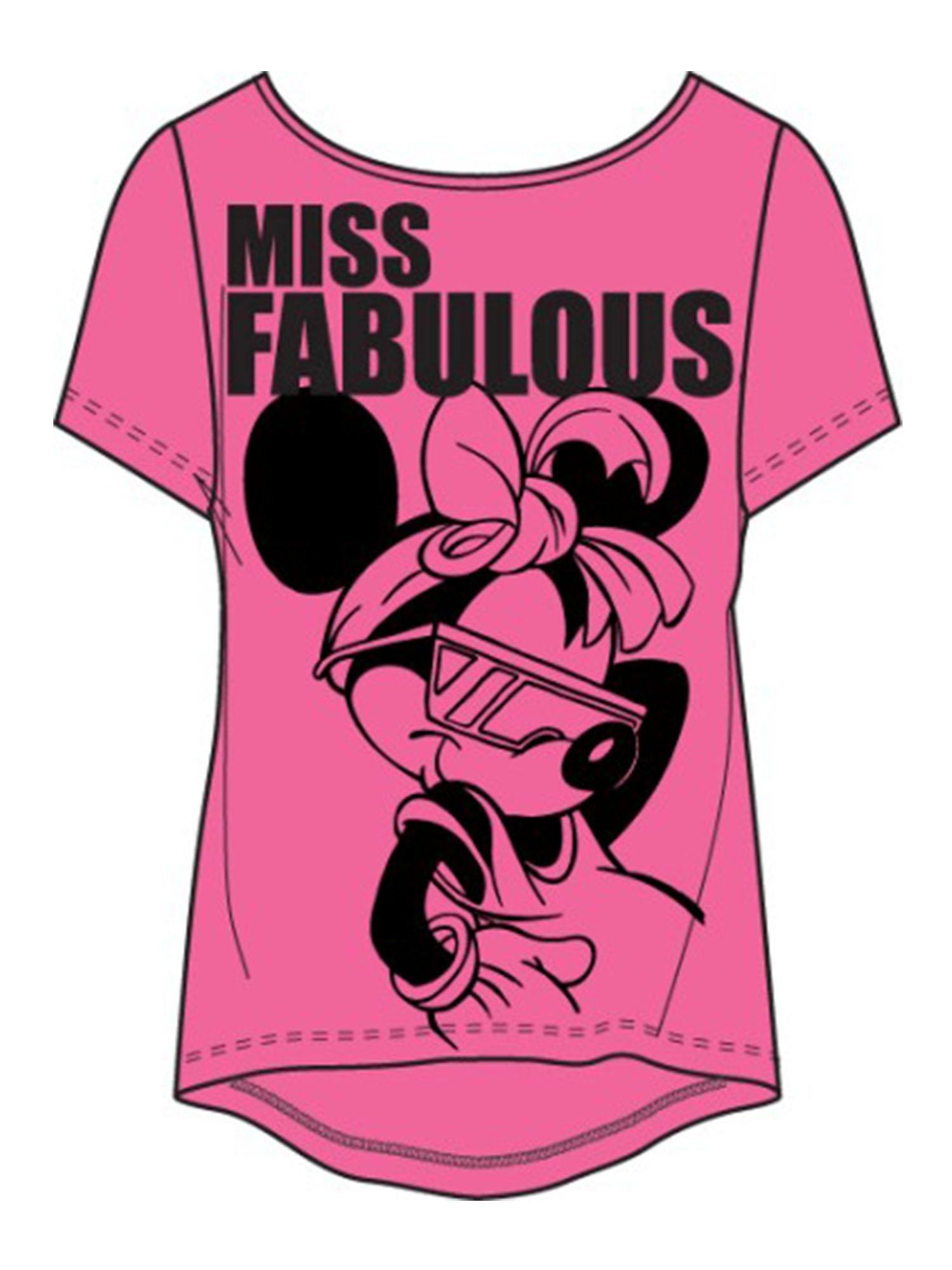 Disney Miss Fabulous Minnie Neon Hi Lo Top