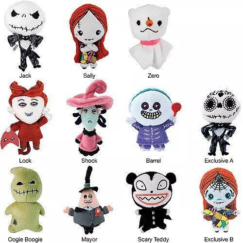 Disney Nightmare Before Christmas Plush  Mystery  Keychain