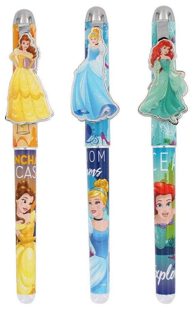 Disney: Princess 3 Styles Assorted Metal Clip Pen (Pack of 3)