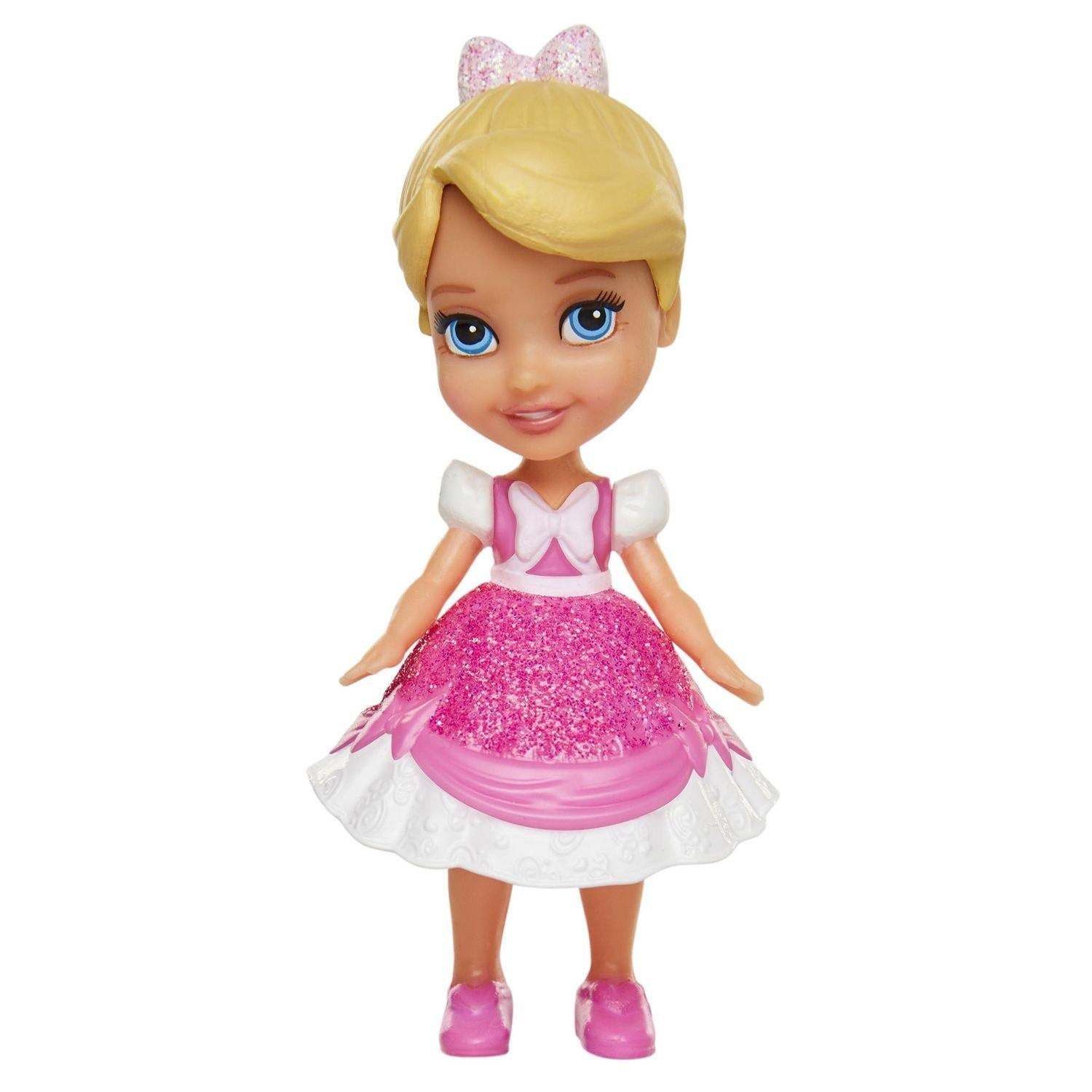 Disney Princess Mini Cinderella 3" Poseable Figure Pink