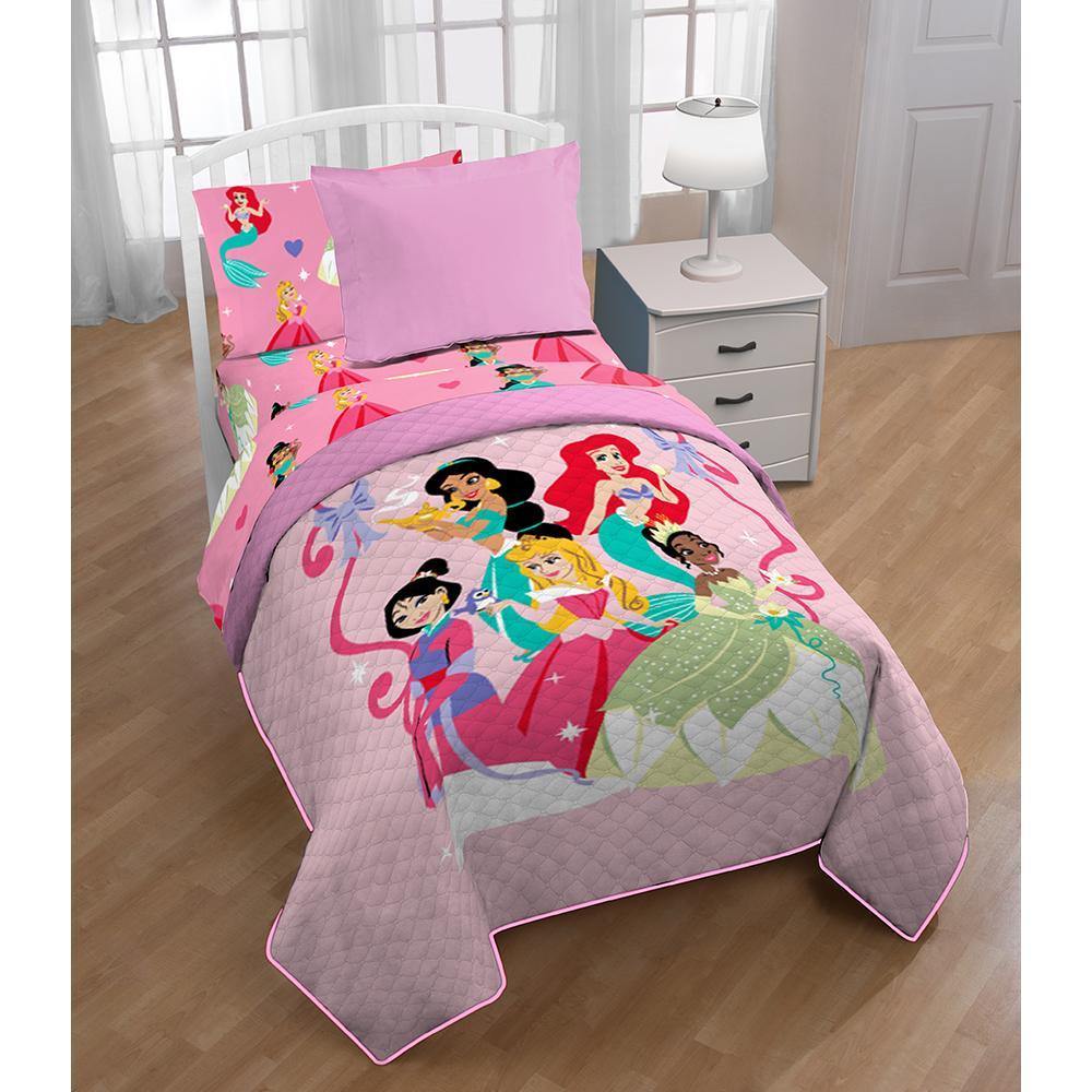Disney Princess Twin 2 Piece Bedspread Set