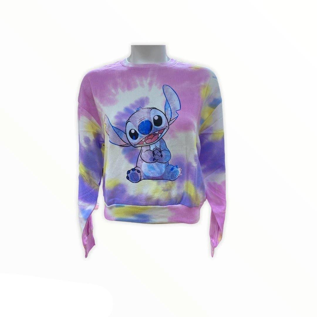 Disney Stitch Junior Tie Dye Sweatshirt