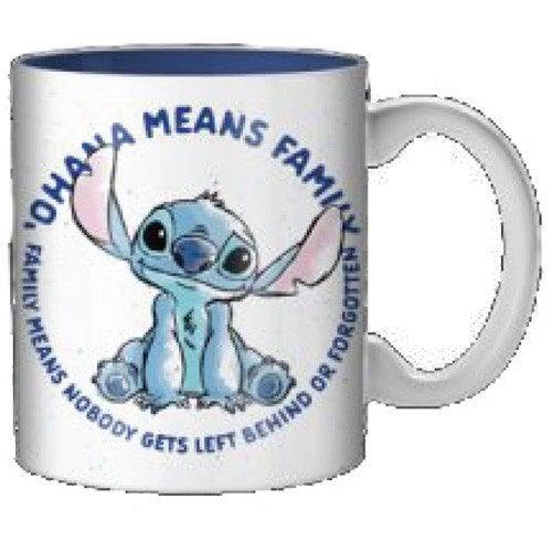 Disney Stitch Ohana Means Family Mug /White