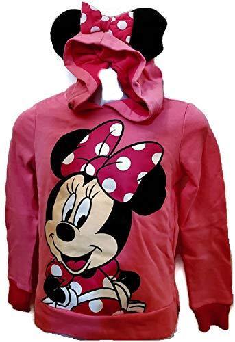 Disney Sweet Minnie Girls Ear Hoodie, Pink