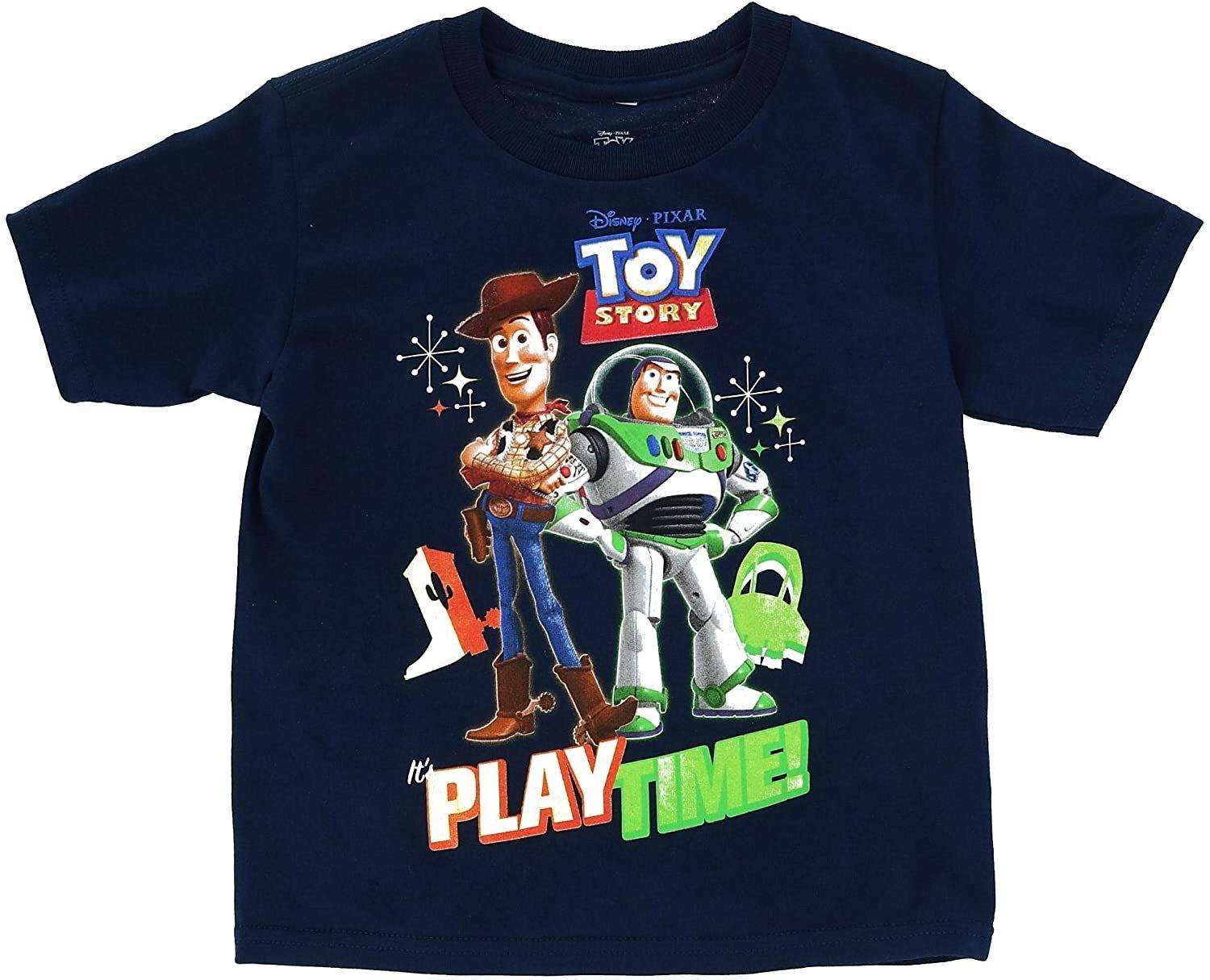 Disney Toddler's Toy Story Buzz Woody Play Time Tee Shirt