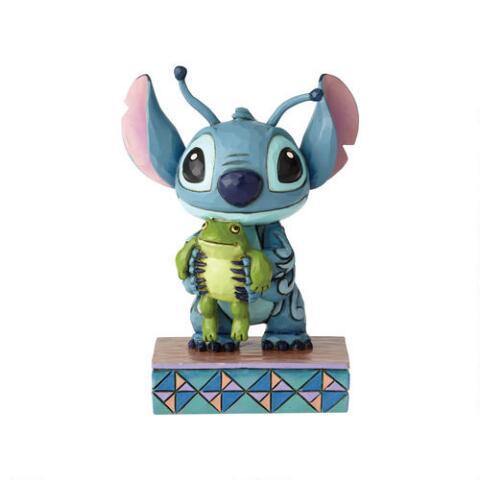 Disney Traditions-Stitch with Frog Personality Pose
