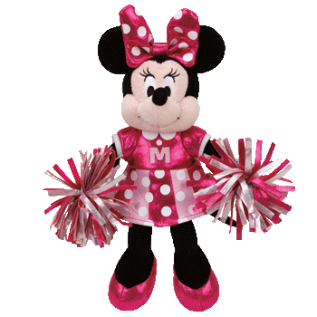 DISNEY TY MINNIE CHEERLEADER - reg