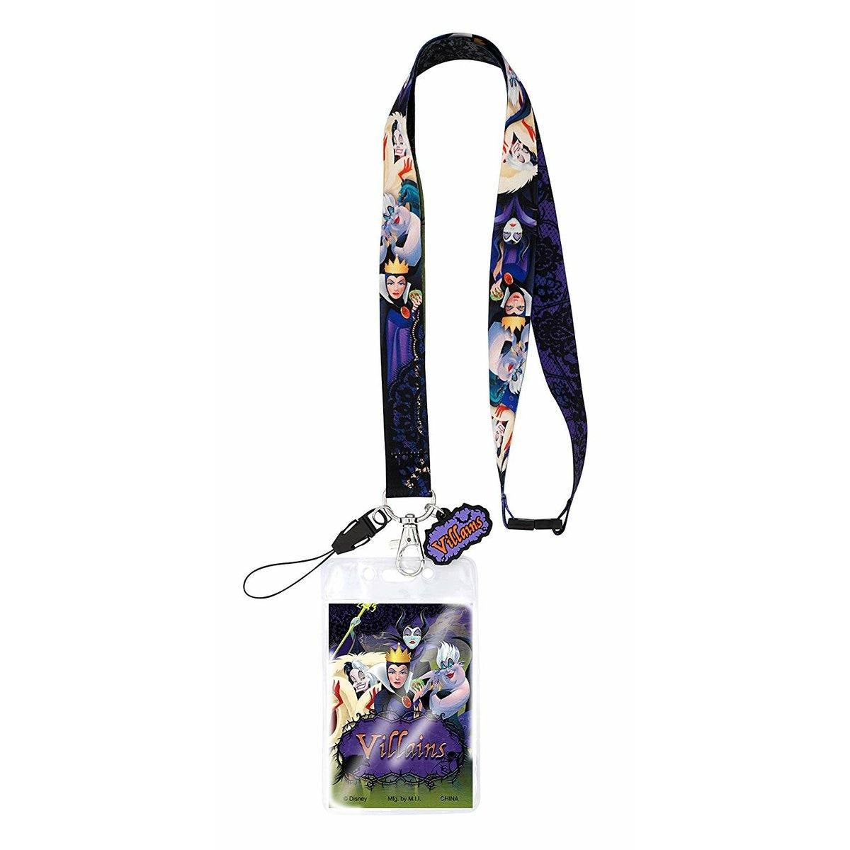 Disney Villain Lanyard with Dangle