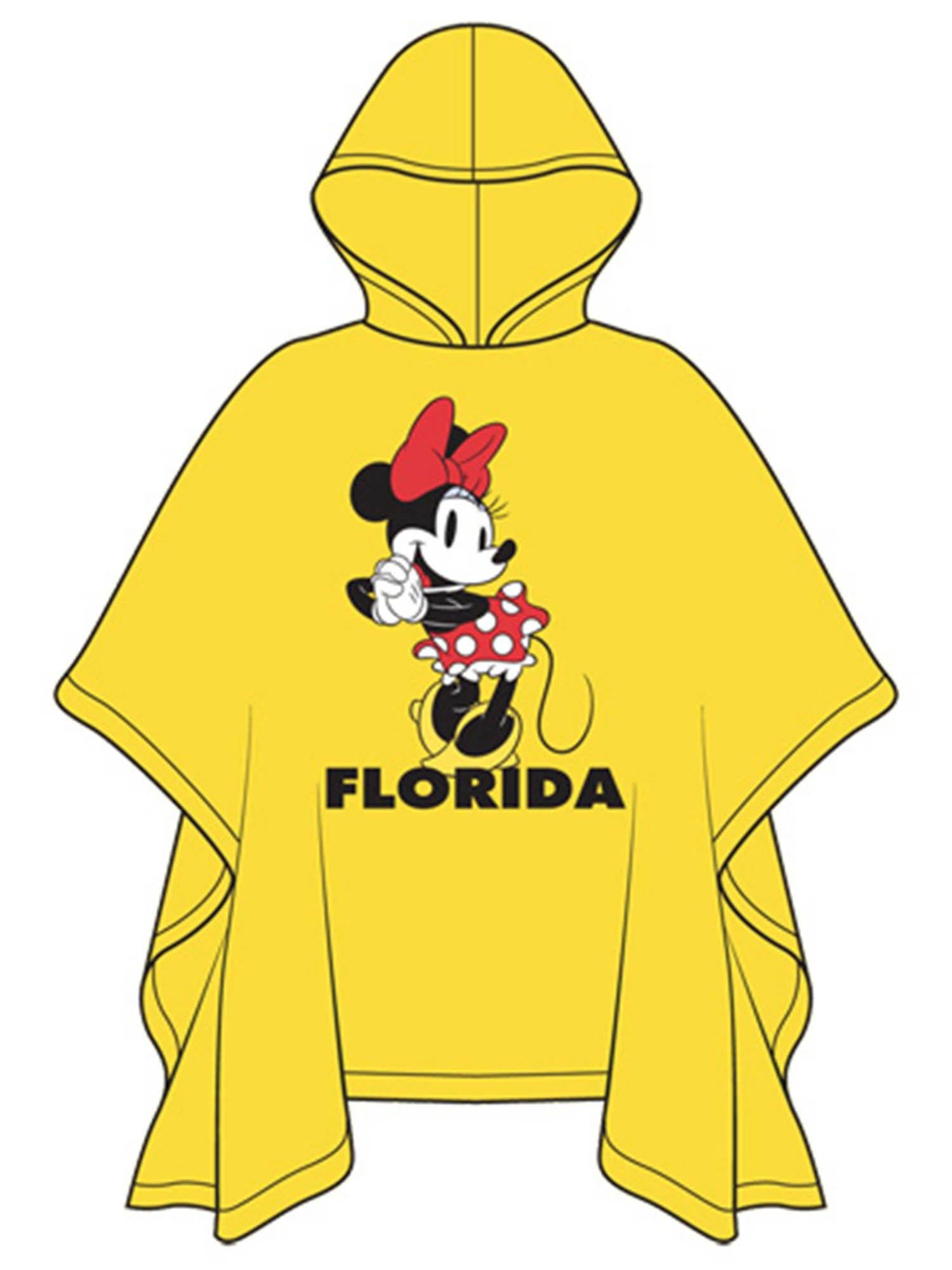 Disney Youth Hello Minnie Rain Poncho (Florida Namedrop)