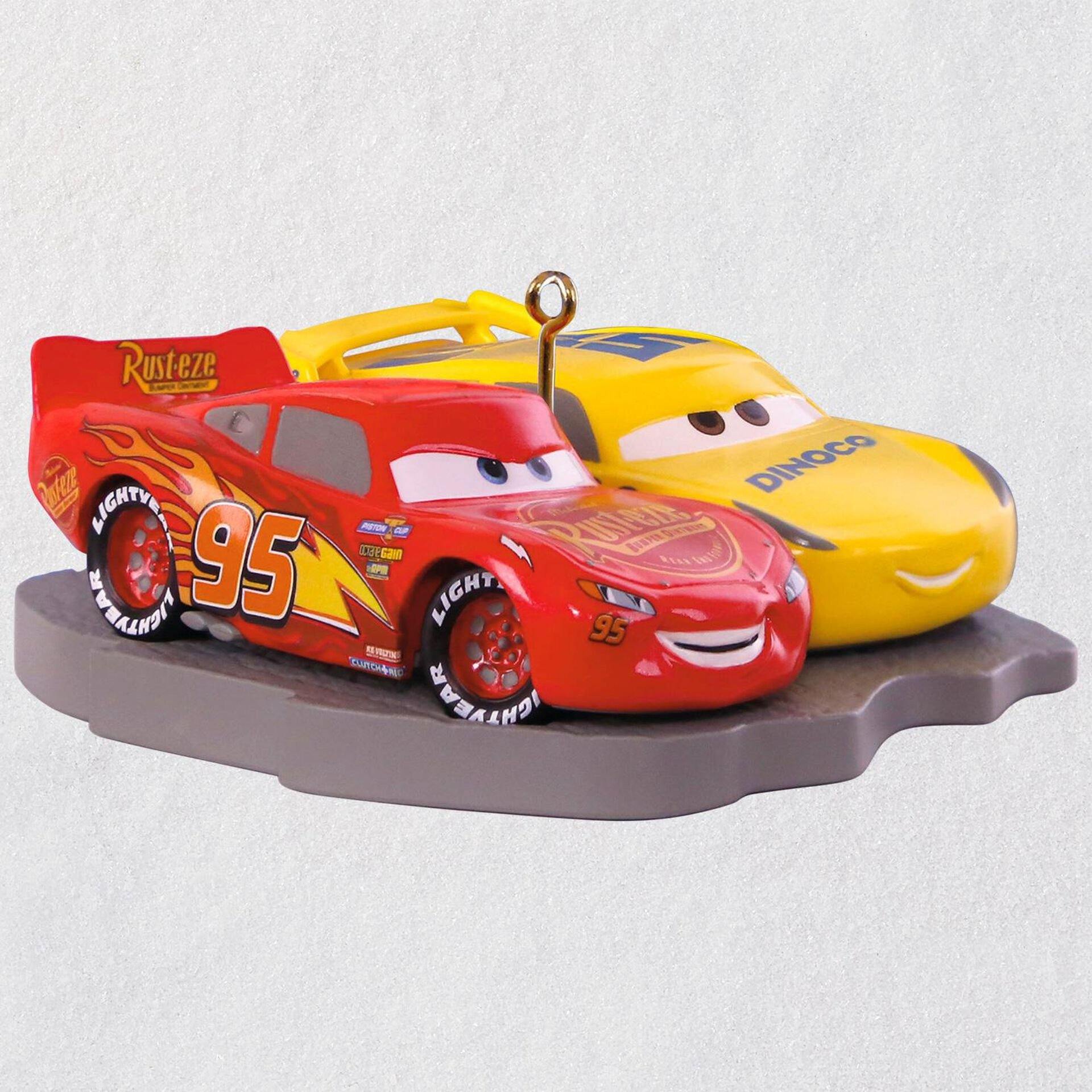 Disney/Pixar Cars 3 Lightning Mcqueen And Cruz Ramirez Ornament New In Box