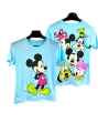 Blue Disney Mickey Mouse and Friend junior short sleeve tee