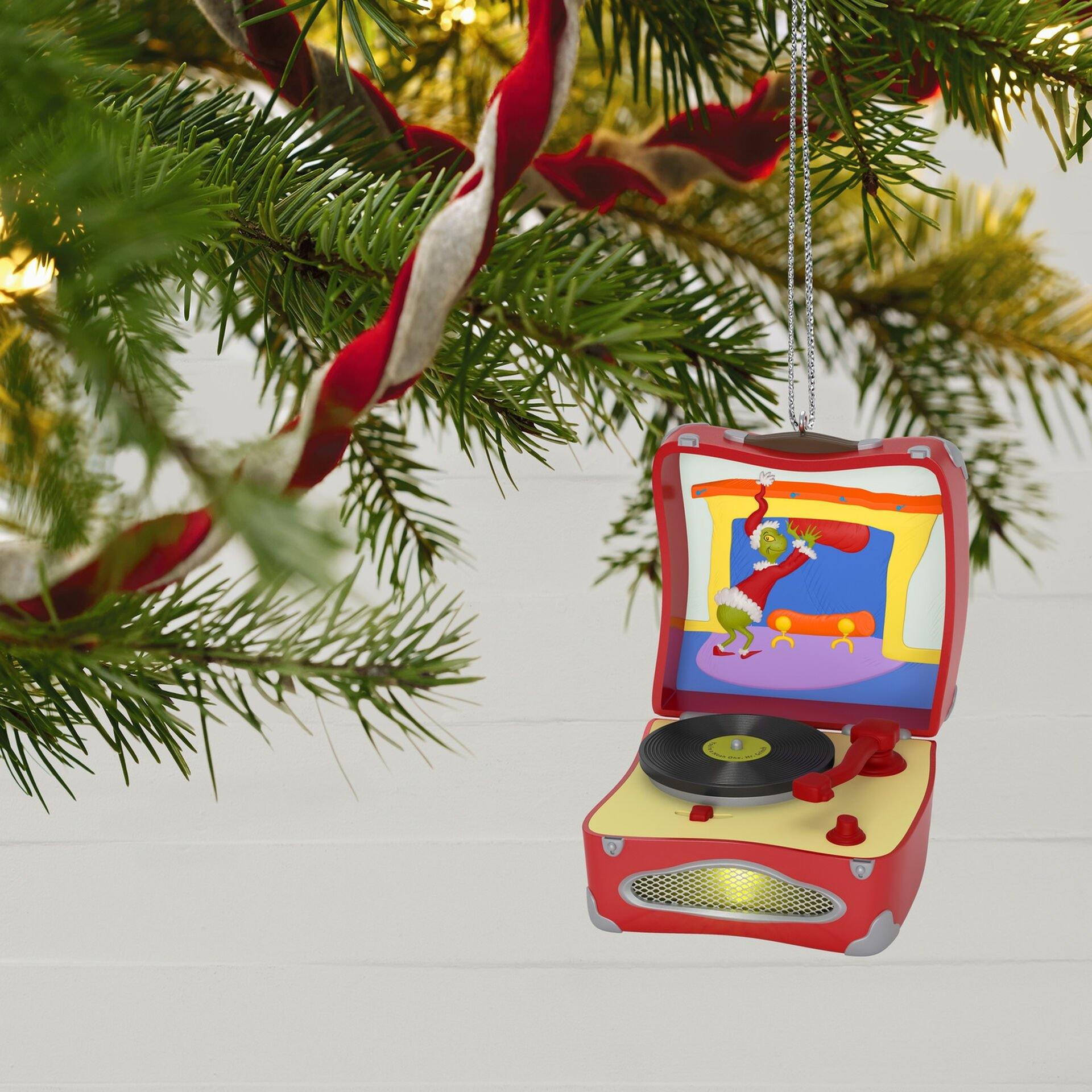 Dr. Seuss's How the Grinch Stole Christmas You’re A Mean One, Mr. Grinch Musical Ornament With Light