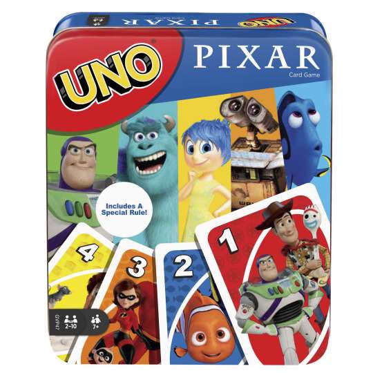 UNO Pixar In Tin