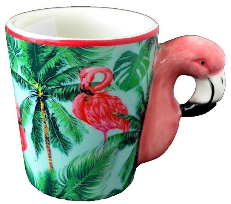 Espresso Mug Leafy/Flamingo