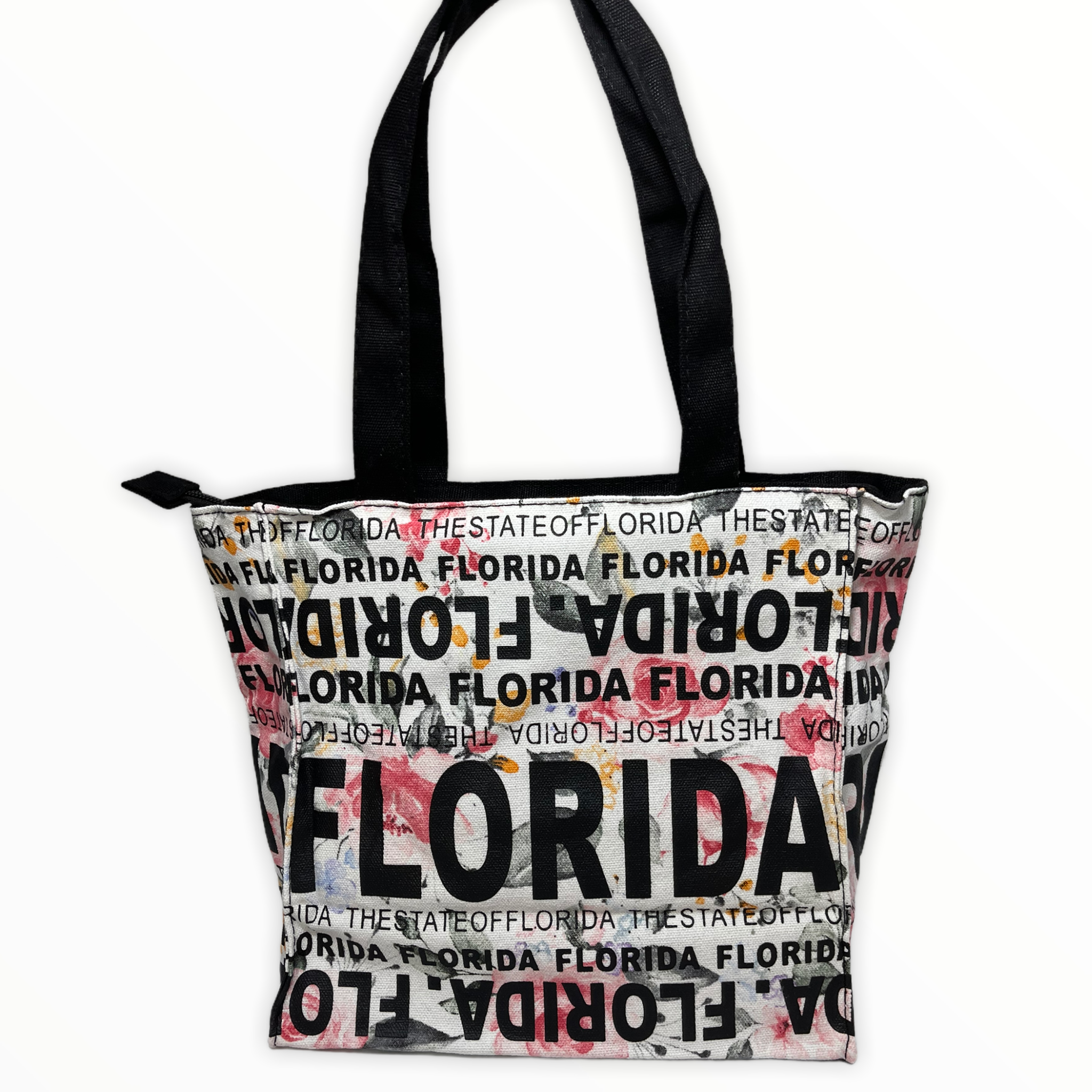 Florida Floral Small Bag - Black