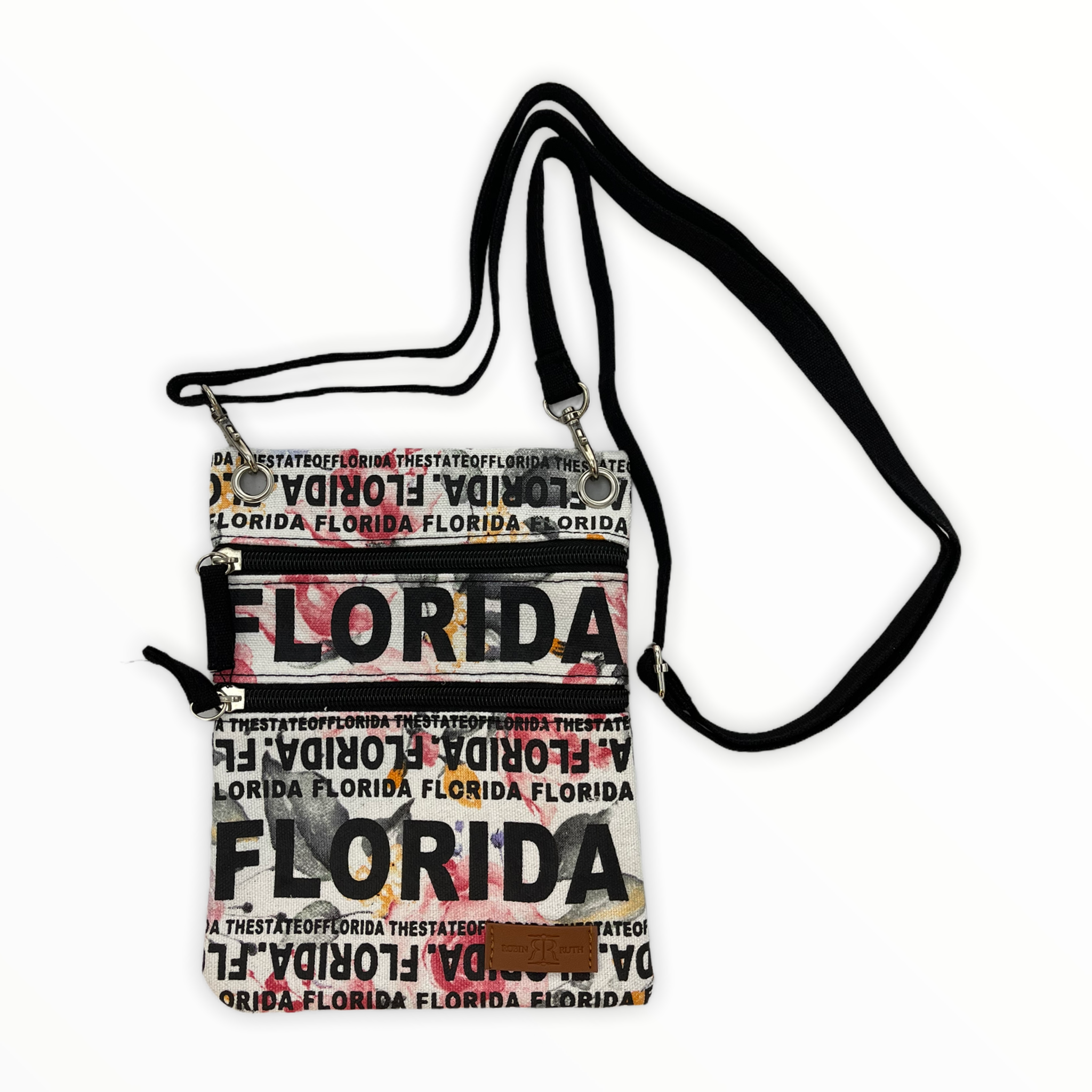 Florida Floral Travel Daily Messenger Bag