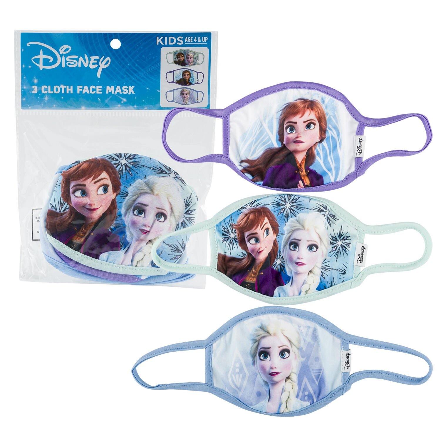 Frozen 3Pk Kids Face Mask