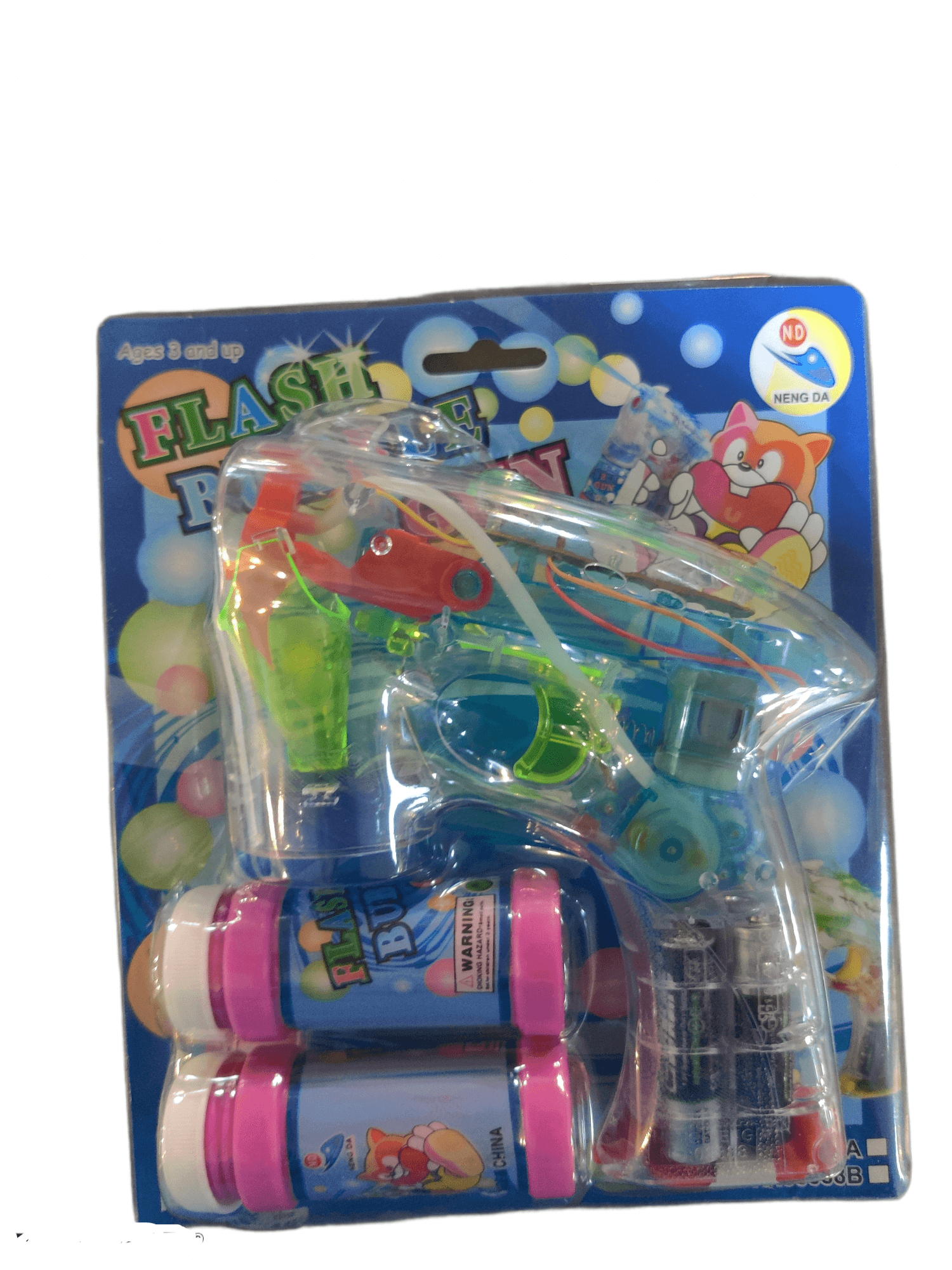 Fun Flashing Bubble Gun