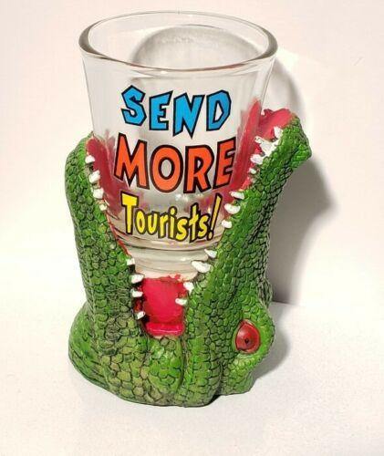 GATOR SEND MORE TOURISTS SHOT GLASS