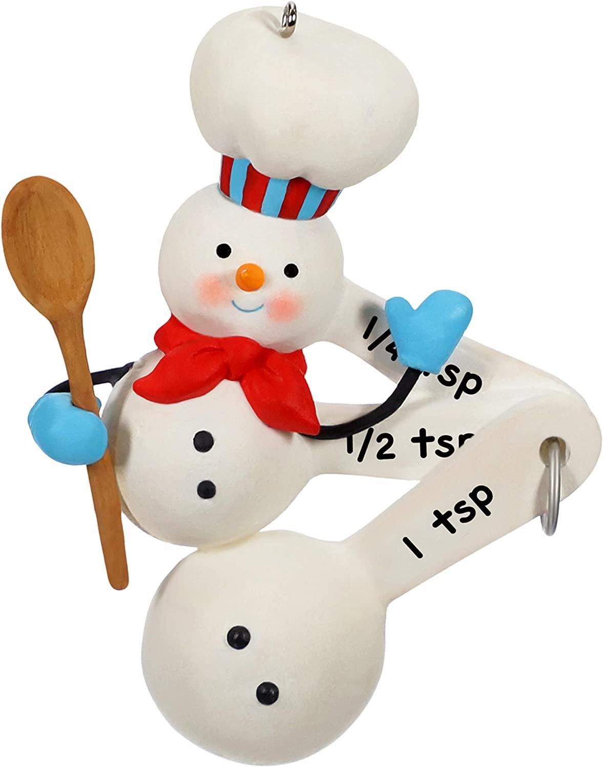 Hallmark Keepsake Christmas 2019 Year Dated Cuteness Beyond Measure Baking Snowman Ornament New In Box