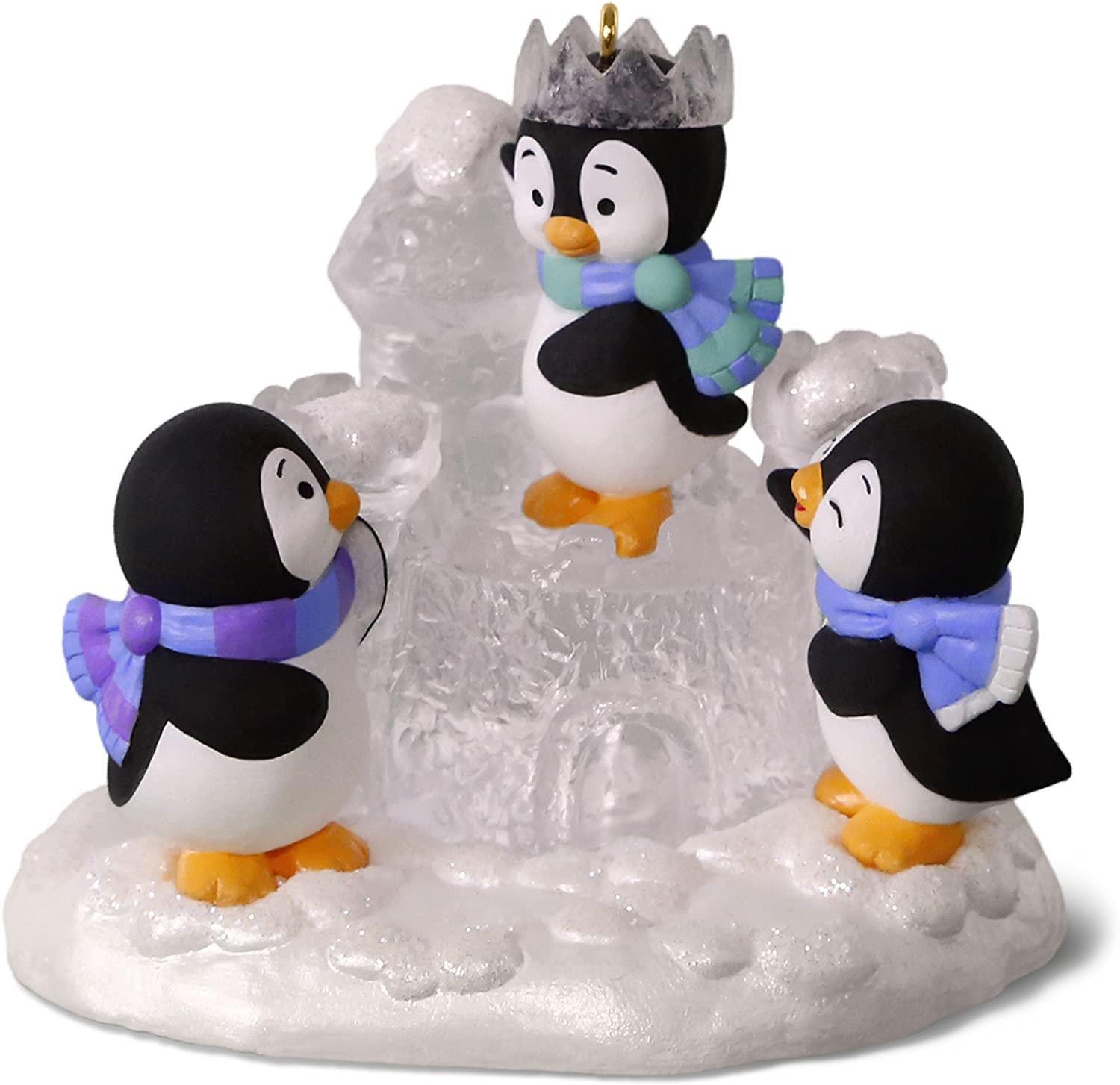 Hallmark Keepsake Christmas Ornament 2018 Year Dated, Penguins Ice Castle Antics New In Box